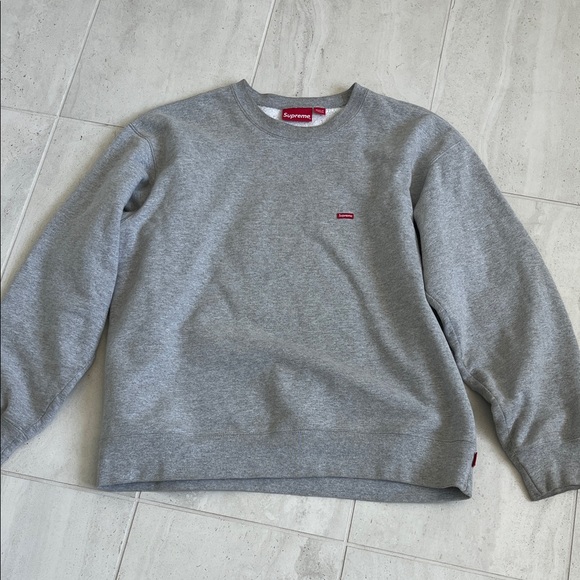 Supreme Classic Gray Crewneck Sweater